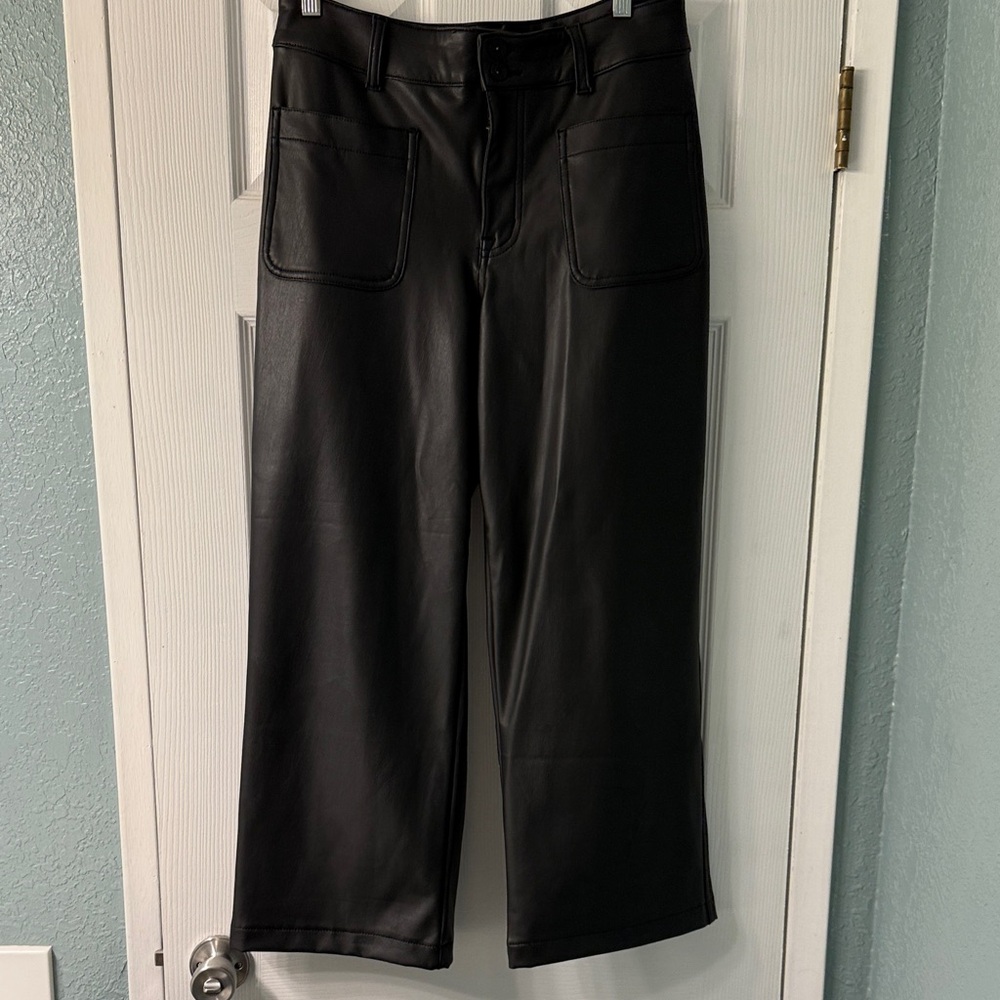 Black Leather Pants